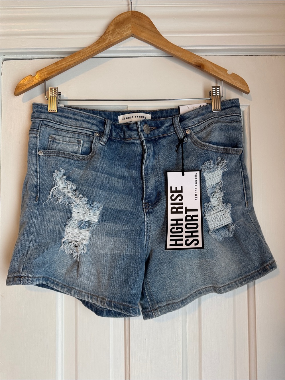 NWT Almost Famous denim shorts sz 11